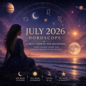 July 2026 Horoscope, July 2026 Zodiac Predictions, July 2026 Astrology, Best Days July 2026, Cancer Season 2026, Leo Season 2026, July 2026 New Moon in Cancer, July 2026 Full Moon in Aquarius, Jupiter in Leo 2026, July Planetary Transits 2026, Monthly Horoscope 2026, Lisa Paron, Astrology, planets, giveaway, book, Enter to win a free book, the disclosure files book 2026, ufo disclosure book 2026