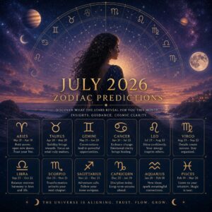 July 2026 Zodiac Predictions, July 2026 Astrology, Best Days July 2026, Cancer Season 2026, Leo Season 2026, July 2026 New Moon in Cancer, July 2026 Full Moon in Aquarius, Jupiter in Leo 2026, July Planetary Transits 2026, Monthly Horoscope 2026, Lisa Paron, Astrology, planets, giveaway, book, Enter to win a free book, the disclosure files book 2026, ufo disclosure book 2026