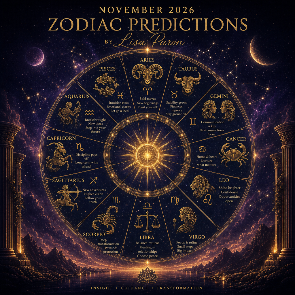 November 2026 Horoscope, Monthly Horoscope 2026, Astrology Predictions All Zodiac Signs, November Zodiac Predictions, November 2026 Astrology, Best Days November 2026, Scorpio Season 2026, Mercury Direct 2026, Venus Direct 2026, November 2026 New Moon in Scorpio, November  2026 Full Moon in Gemini, Jupiter in Leo 2026, November Planetary Transits 2026, Monthly Horoscope 2026, November 2026 Zodiac Predictions, Air Signs November 2026 Gemini, Libra, Aquarius, Earth Signs November 2026, Taurus, Virgo, Capricorn, Fire Signs November 2026, Aries, Leo, Sagittarius, Water Signs November 2026, Cancer, Scorpio, Pisces, Lisa Paron, Astrology, planets, giveaway, book, Enter to win a free book, the Disclosure Files book 2026, The Disclosure Files- Secrets, Coverups and the Truth Revealed